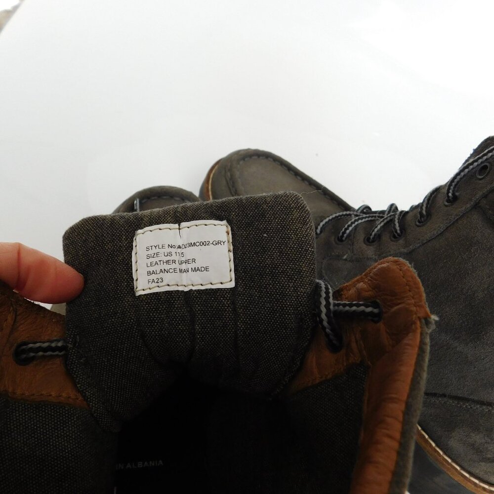 Ortholite Alphine Design Men's Chuka Work Boots Gray Size 11.5 - Picture 5 of 10